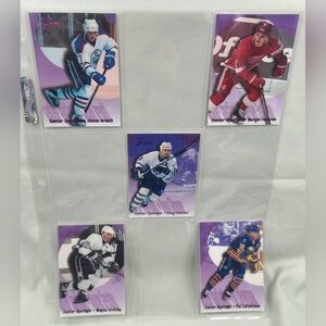 1994-95 Flair Center Spotlight Insert Complete Set Of 10 Gretzky Lemieux Messier
